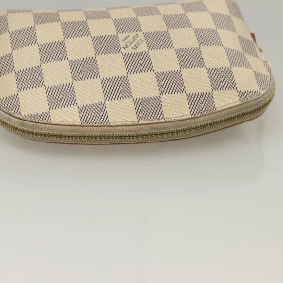 LOUIS VUITTON Damier Azur Pochette Cosmetic PM Pouch - Picture 4 of 15